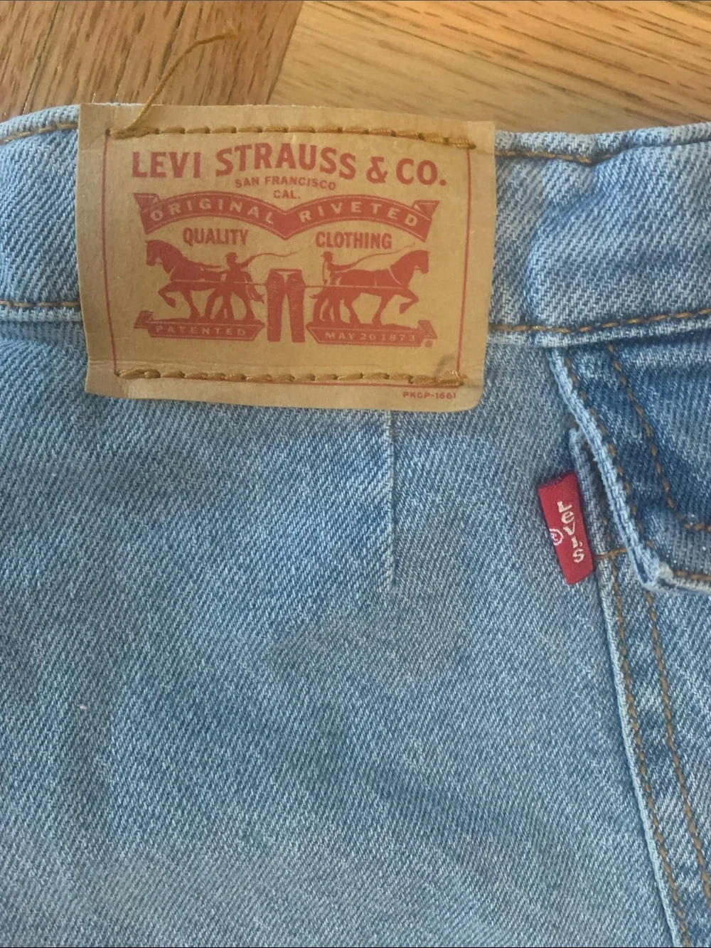 NWOT Levi’s Skort w/ Side Pocket Light Wash Denim - Girls Size 10